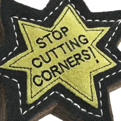 Green & Wilds Stop cutting Corners
