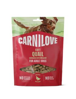 Carnilove Semi Moist Snack med vagtel og oregano