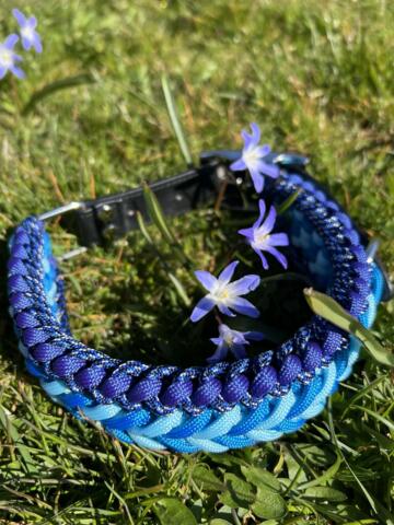 Paracord halsbånd, blå