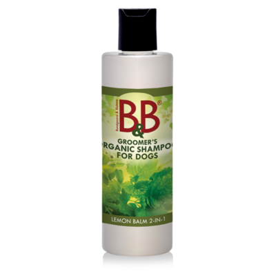 B & B økologisk shampoo til hunde, Melisse 2in1, 250 ml