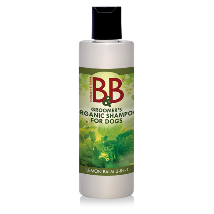 Tilhører spray bestå B & B økologisk shampoo til hunde, Melisse 2in1, 100 ml