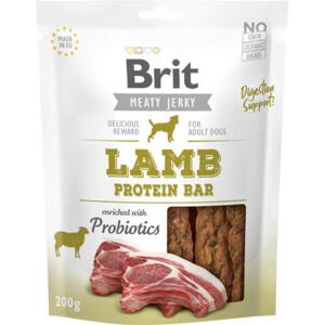 Brit Jerky lam/kylling protein bar, 200 g