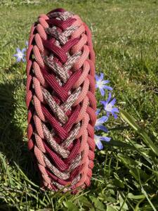 Paracord halsbånd, bordeaux