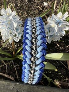 Paracord halsbånd, blå