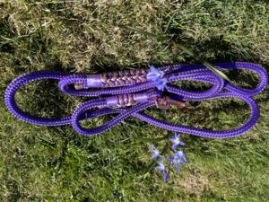 Paracord hundeline, lilla