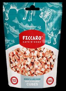Ficcaro Beef & Pollock Cubes, small