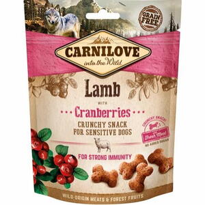 CarniLove Crunchy Snack lam og tranebær, 200 g